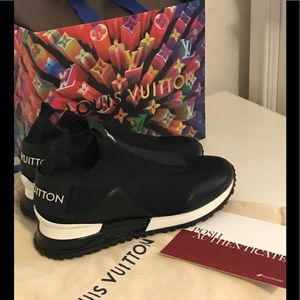 Louis Vuitton limited edition pull on sneakers.